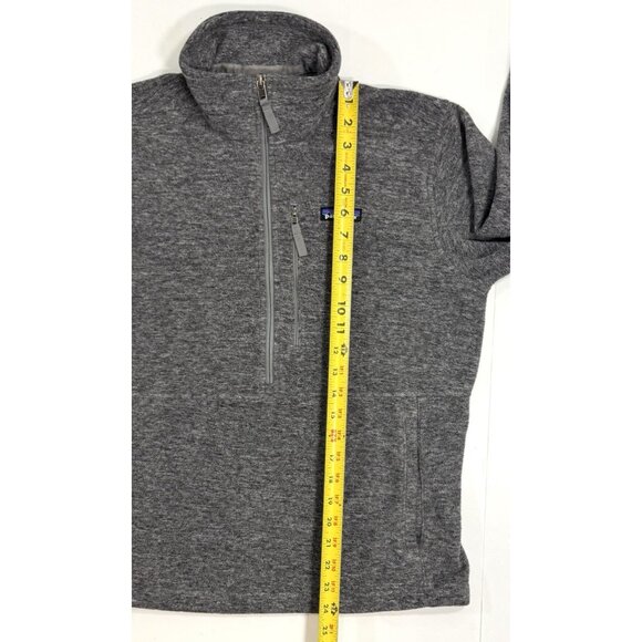 Patagonia Mens Synchilla Marsupial Jacket 1/2 Zip Fleece Pullover Sz Small Gray - Picture 10 of 10